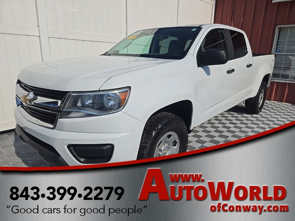 Summit White 2019 Chevrolet Colorado Pickup Truck Four-Wheel Drive 8-Speed Automatic