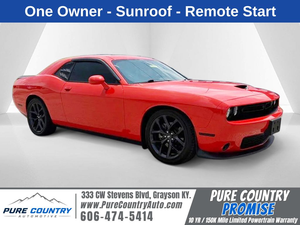 Go Mango! 2023 Dodge Challenger Coupe Rear-Wheel Drive 8-Speed Automatic