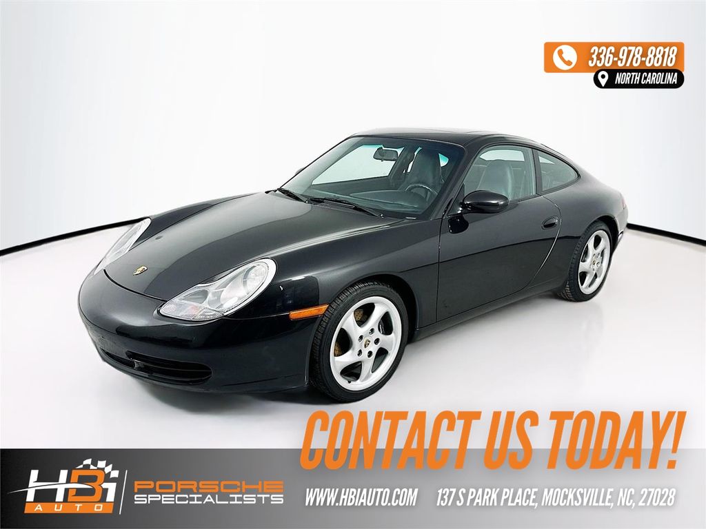 Black Metallic 2000 Porsche 911 Carrera Coupe RWD Coupe Rear-Wheel Drive 6-Speed Manual