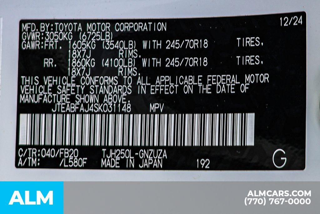 Used 2025 White Toyota 1958 image 59
