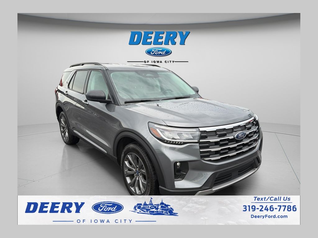 Gray Metallic 2025 Ford Explorer SUV / Crossover All-Wheel Drive Automatic