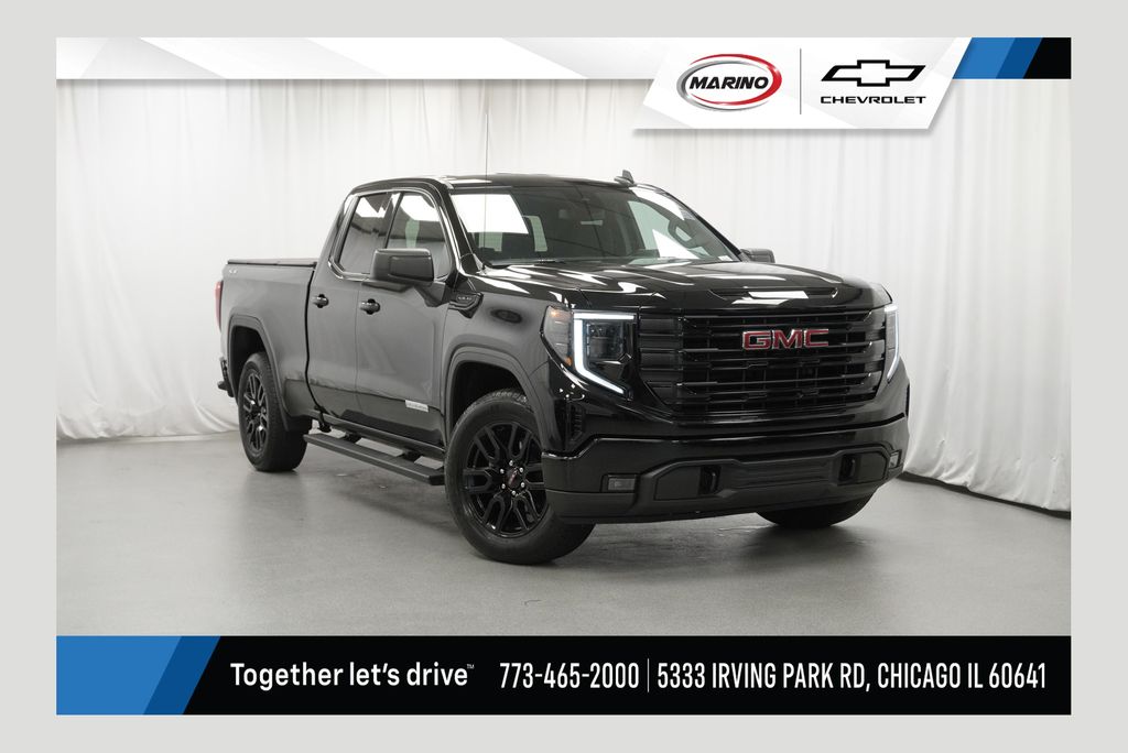 Onyx Black 2023 GMC Sierra 1500 Pickup Truck Four-Wheel Drive Automatic