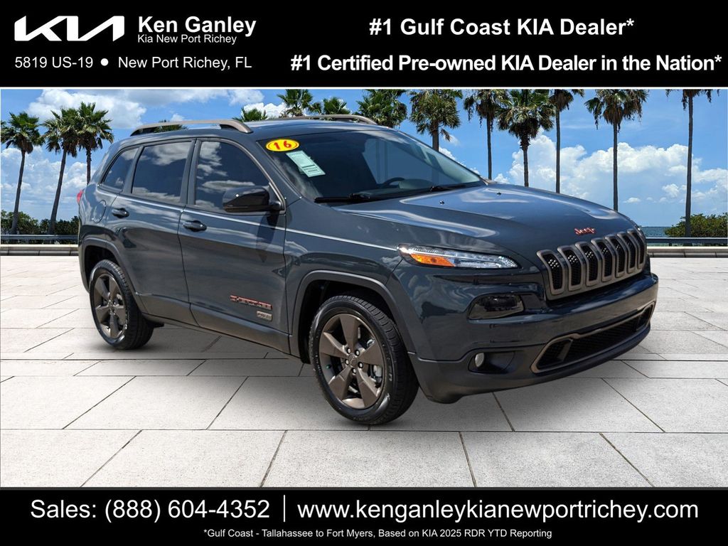 Rhino Clearcoat 2016 Jeep Cherokee Latitude 75th Anniversary FWD SUV / Crossover Front-Wheel Drive 9-Speed Automatic