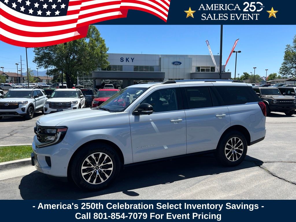 Silver Metallic 2025 Ford Expedition SUV / Crossover Four-Wheel Drive Automatic