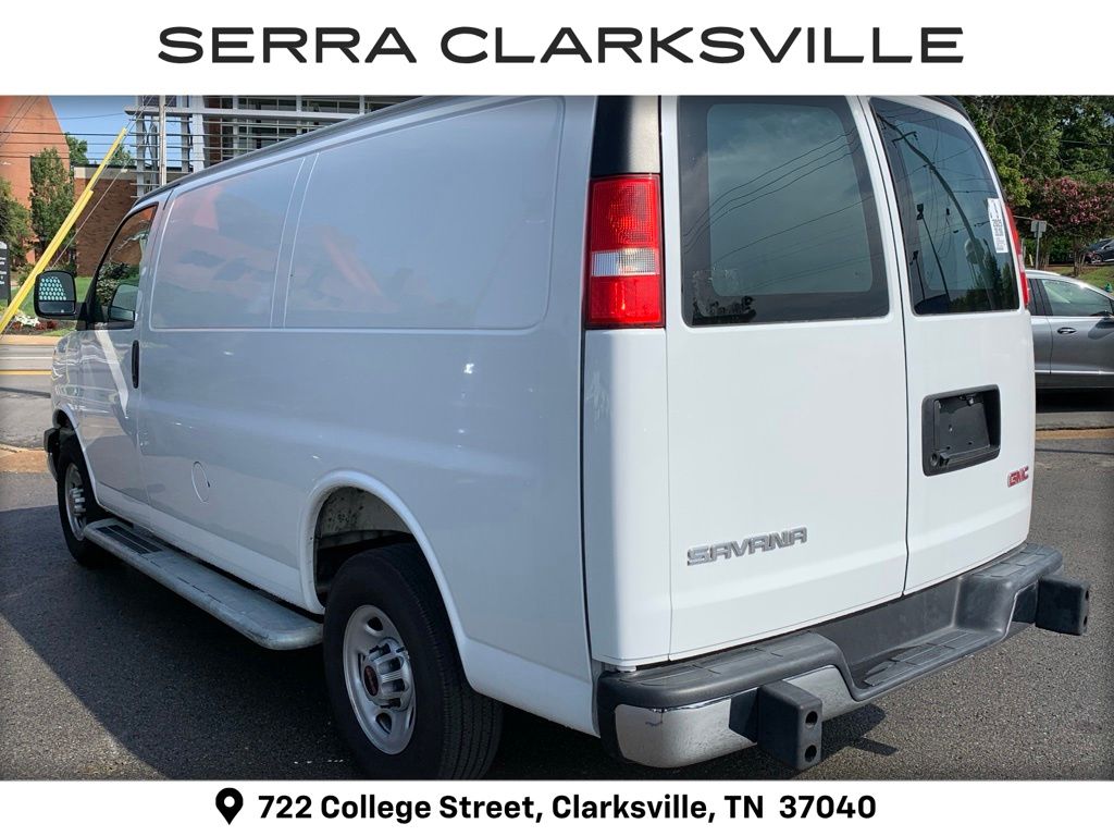 Summit White 2025 GMC Savana Cargo Van Rear-Wheel Drive 8-Speed Automatic Overdrive