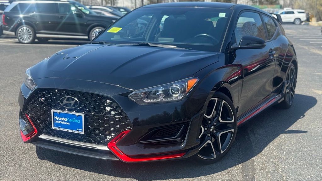 Ultra Black Pearl 2020 Hyundai Veloster N FWD Coupe Front-Wheel Drive 6-Speed Manual