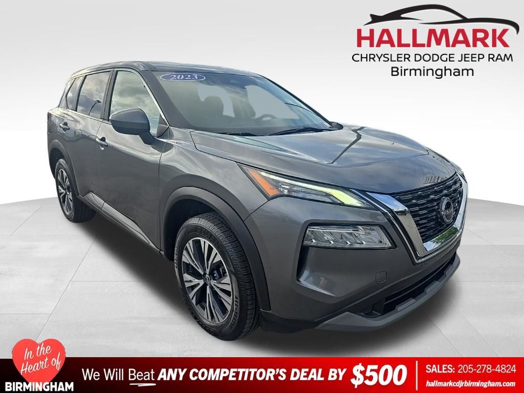 Gray (Gun Metallic) 2023 Nissan Rogue SV FWD SUV / Crossover Front-Wheel Drive Continuously Variable Transmission