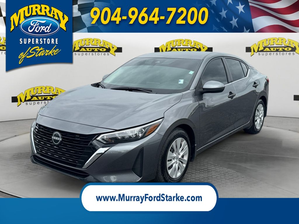 Gray (Gun Metallic) 2025 Nissan Sentra Sedan Front-Wheel Drive Continuously Variable Transmission
