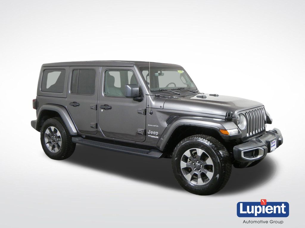 Gray (Granite Crystal Metallic Clearcoat) 2021 Jeep Wrangler Unlimited Sahara 4WD SUV / Crossover Four-Wheel Drive 8-Speed Automatic