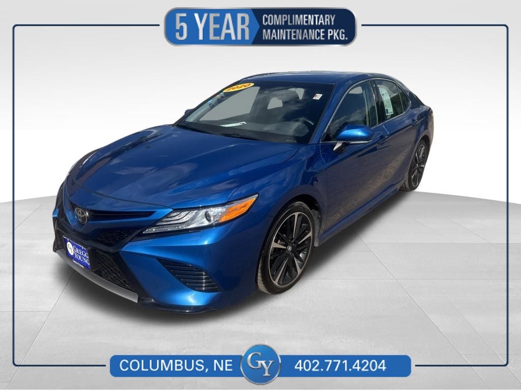 Blue Streak Metallic 2020 Toyota Camry Sedan Front-Wheel Drive 8-Speed Automatic