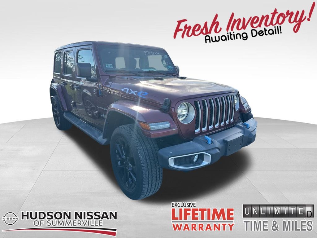 2021 Snazzberry Pearlcoat Jeep Wrangler Unlimited Sahara 4xe SUV