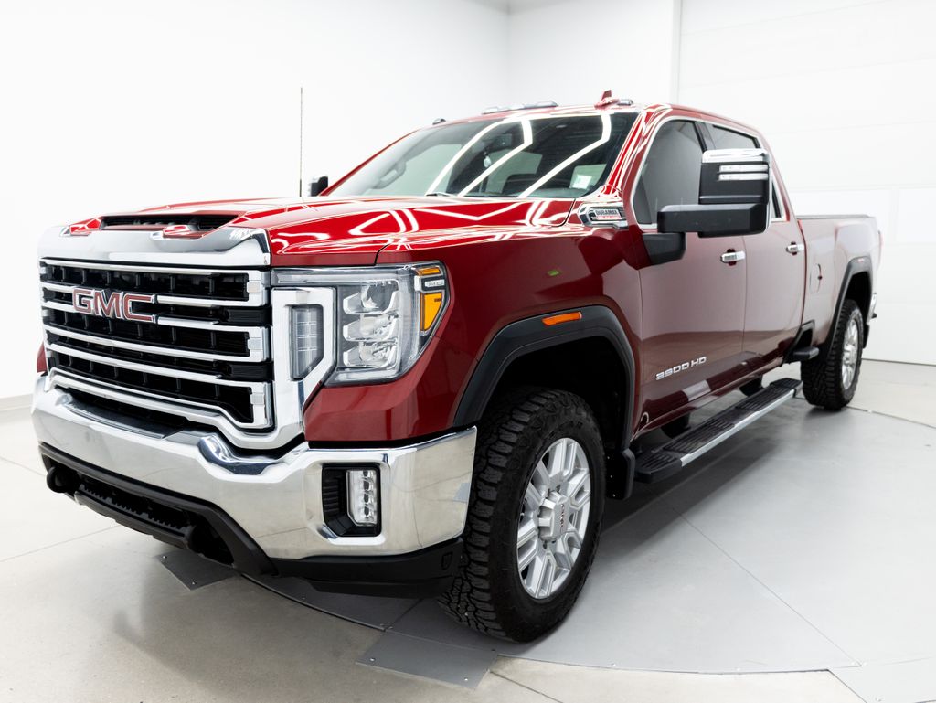 2022 Cayenne Red Tintcoat GMC Sierra 3500HD SLT 4X4 Truck
