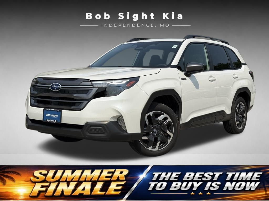 Crystal White Pearl 2025 Subaru Forester Hybrid SUV / Crossover All-Wheel Drive Continuously Variable Transmission