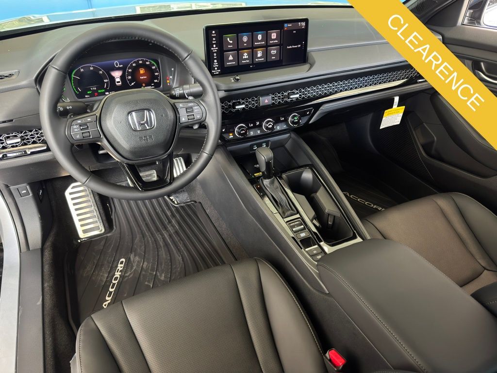 2025 Honda Accord Hybrid Sport-L Silver at Classic Honda Galveston