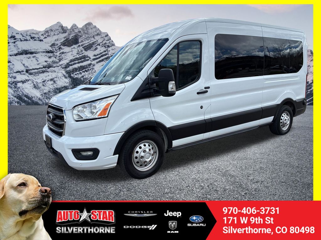 Oxford White 2020 Ford Transit Passenger Van All-Wheel Drive