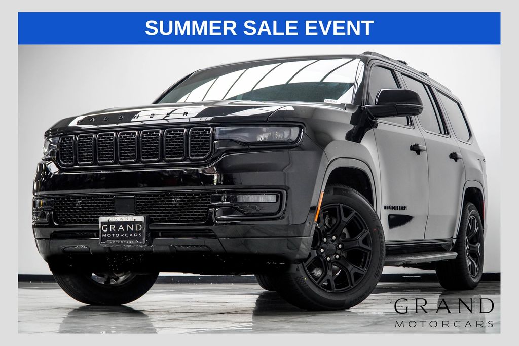 Diamond Black Crystal Pearlcoat 2024 Jeep Wagoneer SUV / Crossover Four-Wheel Drive 8-Speed Automatic