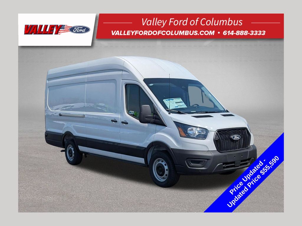 Oxford White 2026 Ford Transit Cargo Van