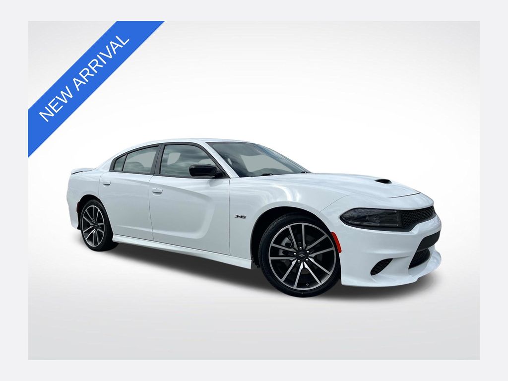 White 2023 Dodge Charger Sedan Rear-Wheel Drive 8-Speed Automatic