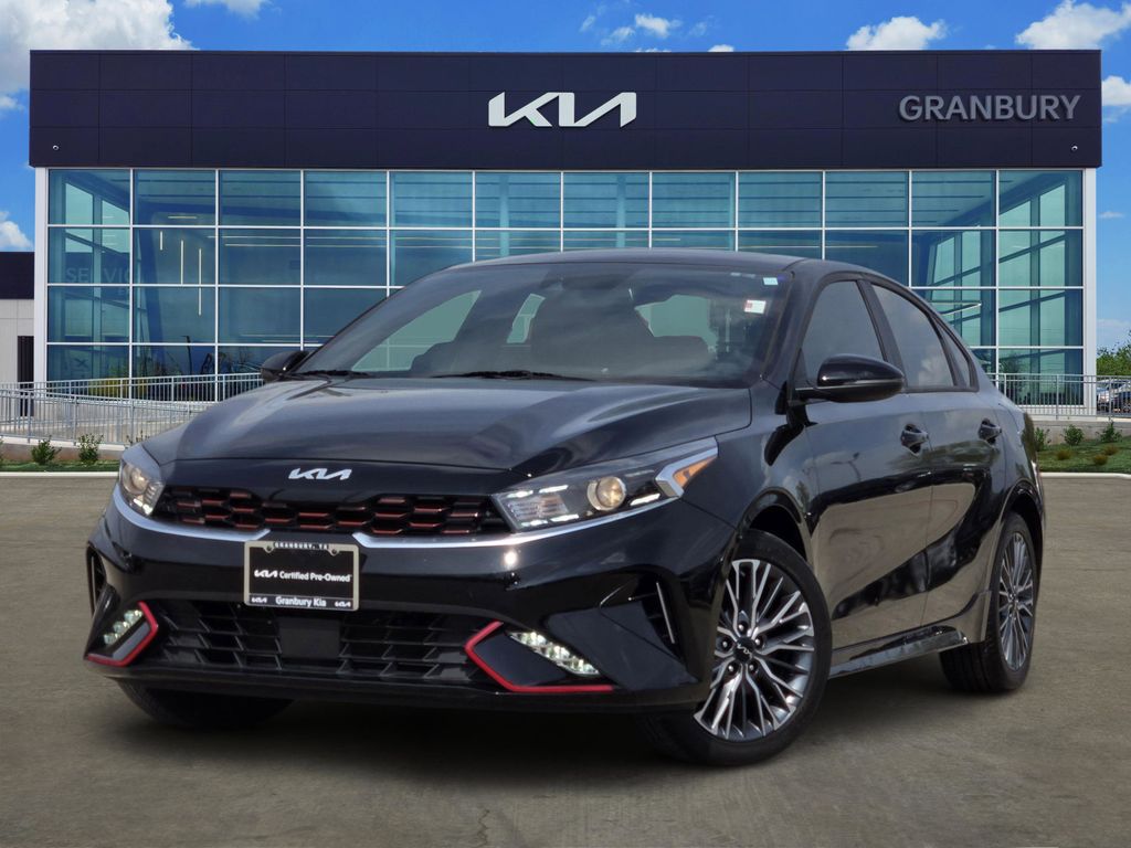 Aurora Black Pearl 2024 Kia Forte GT-Line FWD Sedan Front-Wheel Drive Continuously Variable Transmission