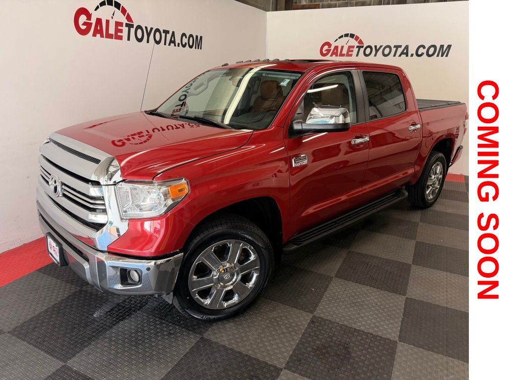 Barcelona Red Metallic 2017 Toyota Tundra Pickup Truck Four-Wheel Drive 6-Speed Automatic Overdrive