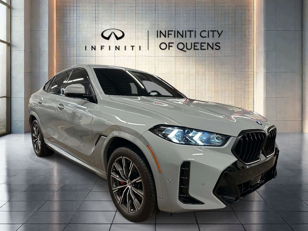 Gray (Brooklyn Grey Metallic) 2025 BMW X6 SUV / Crossover All-Wheel Drive 8-Speed Automatic