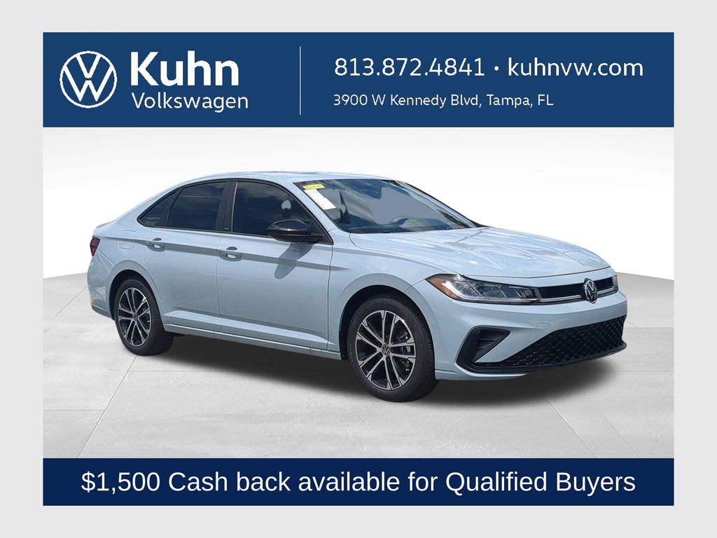Monument Gray 2026 Volkswagen Jetta Sedan Front-Wheel Drive 8-Speed Automatic
