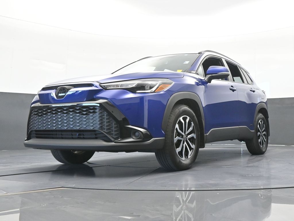 Used 2024 Blue Toyota Hybrid SE image 50