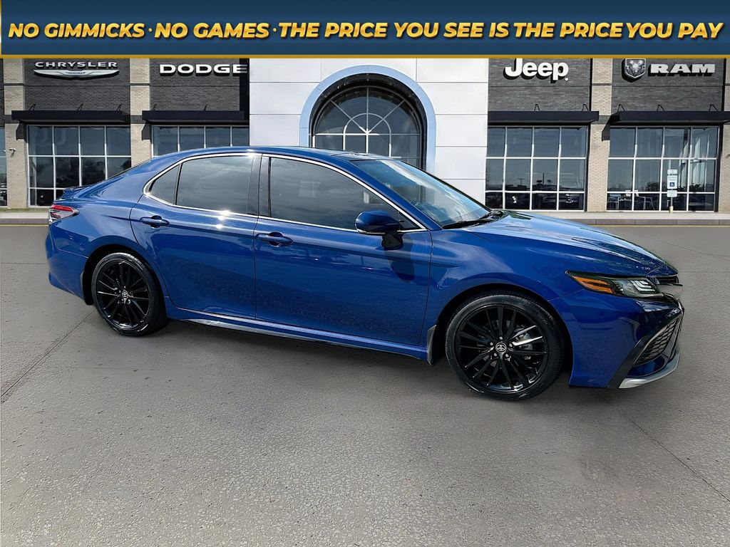 Reservoir Blue 2023 Toyota Camry Sedan Front-Wheel Drive 8-Speed Automatic
