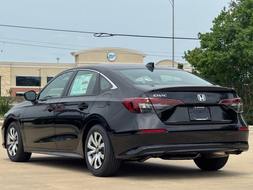 2026 Honda Civic LX Black at Classic Honda Galveston