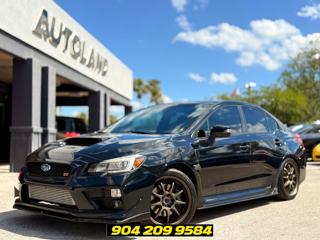 Crystal Black Silica 2016 Subaru WRX STI Base Sedan All-Wheel Drive 6-Speed Manual