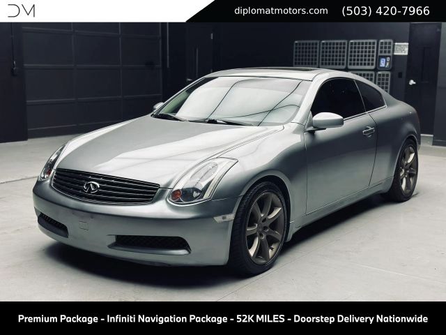 Gray (Diamond Graphite Metallic) 2004 INFINITI G35 Coupe Rear-Wheel Drive 5-Speed Automatic Overdrive