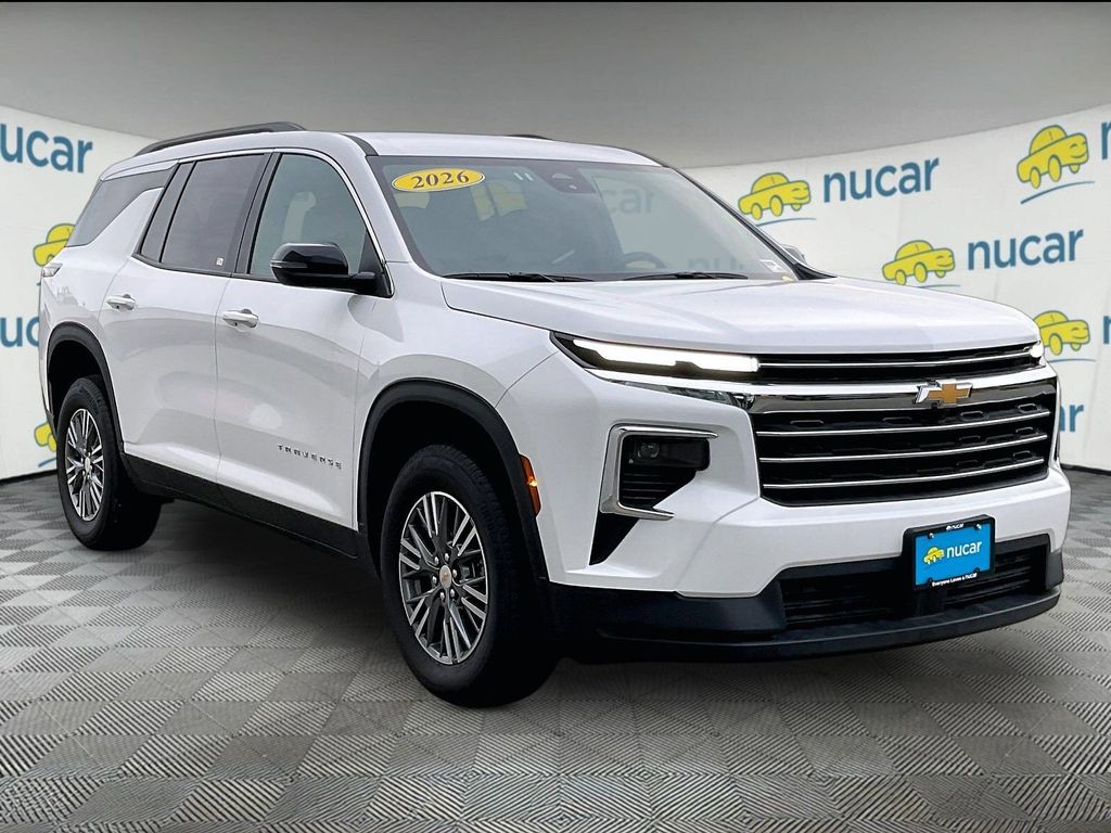 Summit White 2026 Chevrolet Traverse LT AWD SUV / Crossover Four-Wheel Drive 8-Speed Automatic