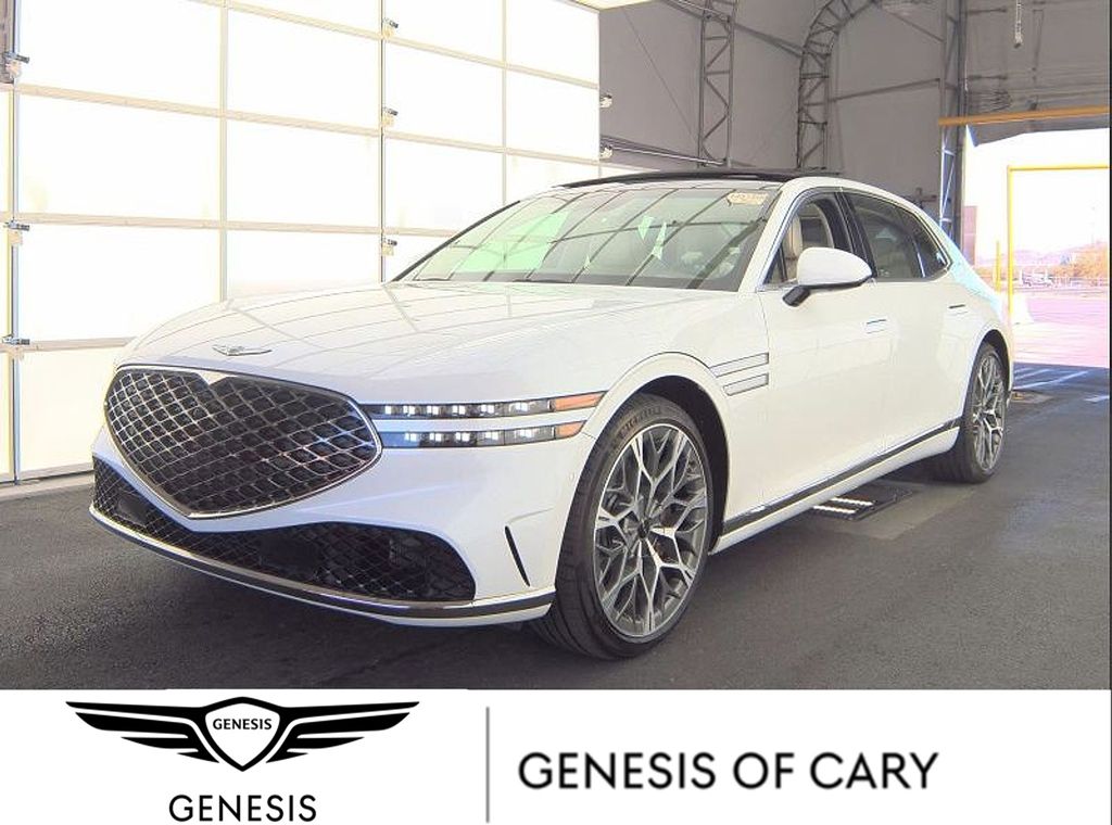 Uyuni White 2026 Genesis G90 Sedan All-Wheel Drive 8-Speed Automatic