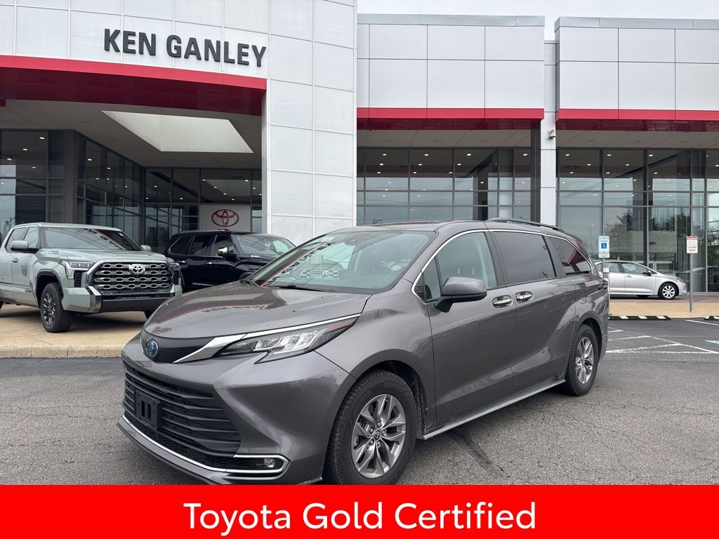 Predawn Gray Mica 2023 Toyota Sienna XLE 7-Passenger FWD Minivan Front-Wheel Drive Continuously Variable Transmission