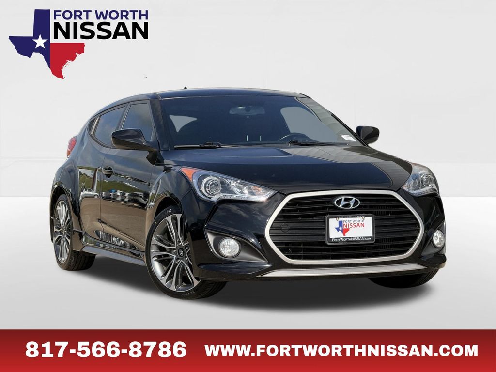 Ultra Black Pearl 2016 Hyundai Veloster Turbo R-Spec FWD Coupe Front-Wheel Drive 6-Speed Manual