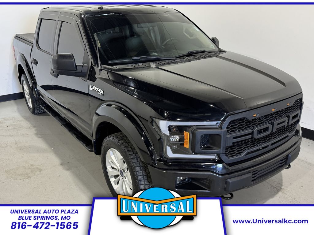 Shadow Black 2018 Ford F-150 Pickup Truck Four-Wheel Drive 6-Speed Automatic
