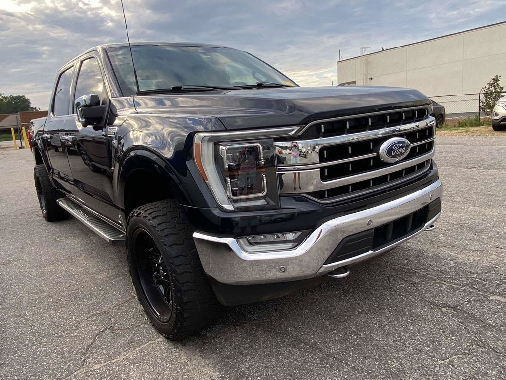 Antimatter Blue Metallic 2022 Ford F-150 Pickup Truck Four-Wheel Drive Automatic