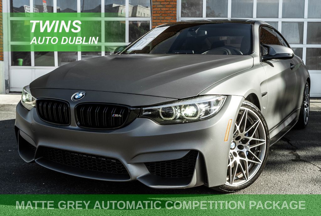 Black Sapphire Metallic 2018 BMW M4 Coupe Rear-Wheel Drive 7-Speed Automatic