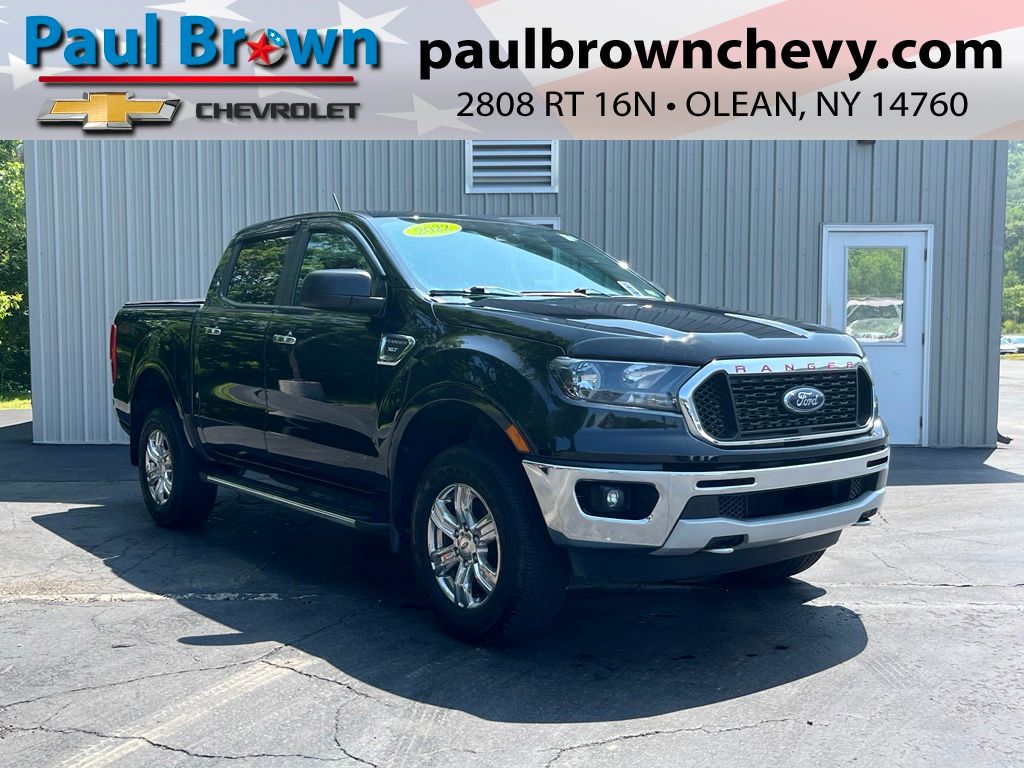 Shadow Black 2022 Ford Ranger Pickup Truck Four-Wheel Drive Automatic