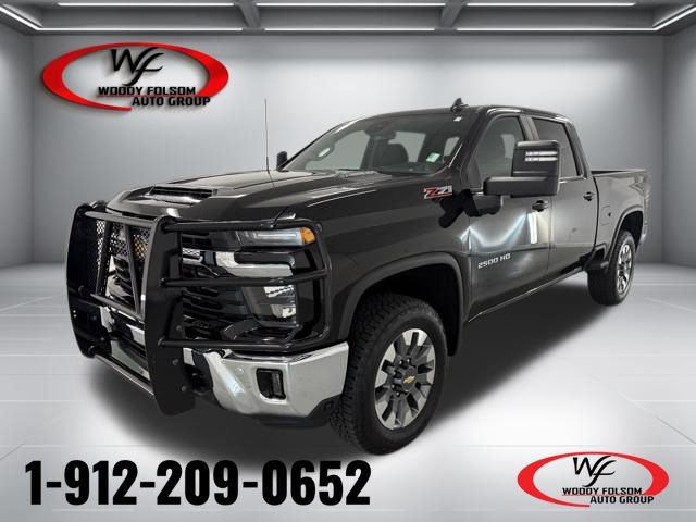 Black 2025 Chevrolet Silverado 2500HD LT Crew Cab 4WD Pickup Truck Four-Wheel Drive Automatic