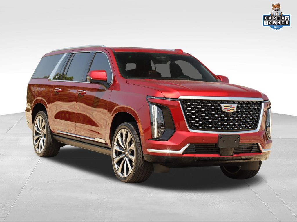 Radiant Red Tintcoat 2025 Cadillac Escalade ESV SUV / Crossover Four-Wheel Drive Automatic