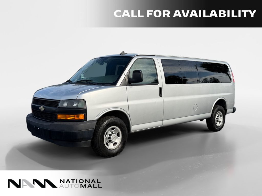 Silver Ice Metallic 2019 Chevrolet Express Van Rear-Wheel Drive 6-Speed Automatic Overdrive