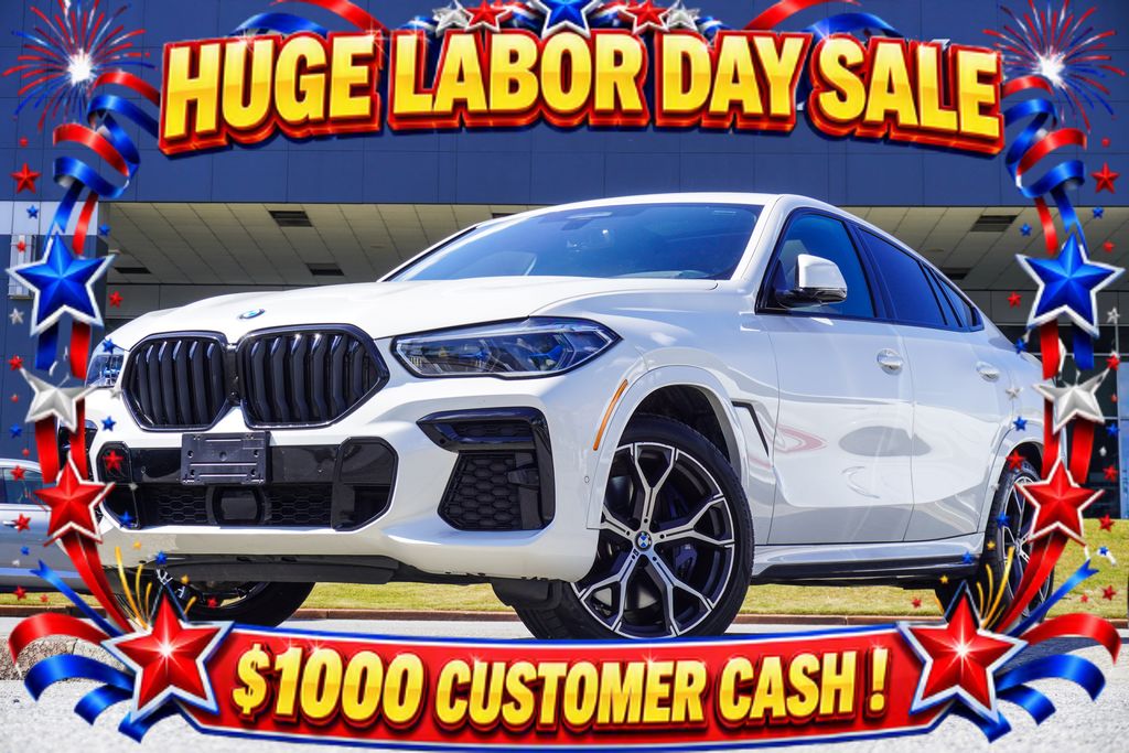 Mineral White Metallic 2023 BMW X6 SUV / Crossover All-Wheel Drive 8-Speed Automatic