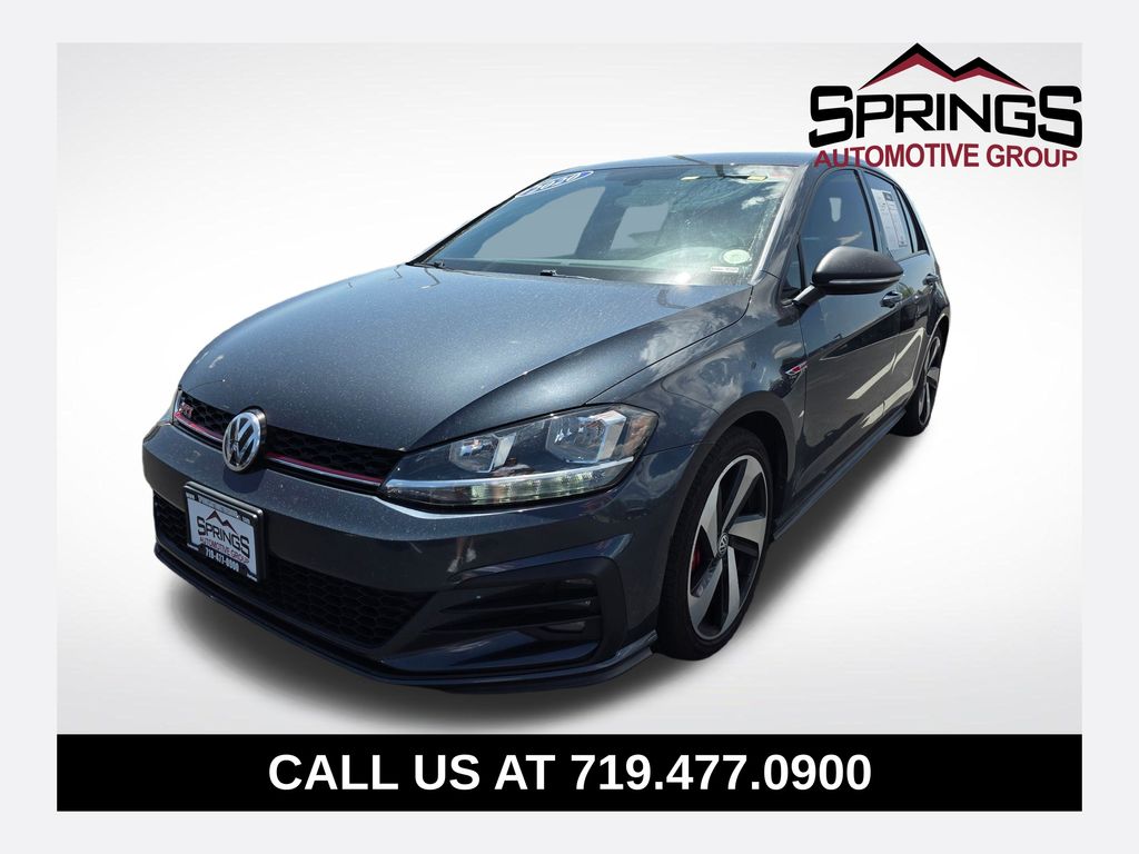 Gray 2020 Volkswagen Golf GTI Hatchback 7-Speed Dual Clutch