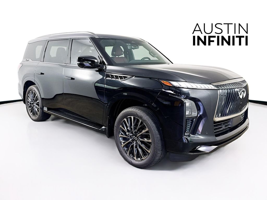 Mineral Black/Graphite Shadow 2026 INFINITI QX80 Autograph 4WD SUV / Crossover All-Wheel Drive 9-Speed Automatic