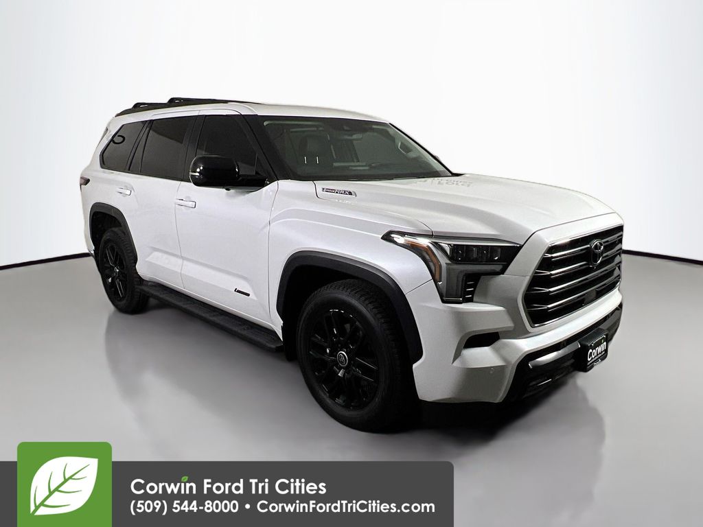 White (Wind Chill Pearl) 2024 Toyota Sequoia SUV / Crossover Four-Wheel Drive Automatic