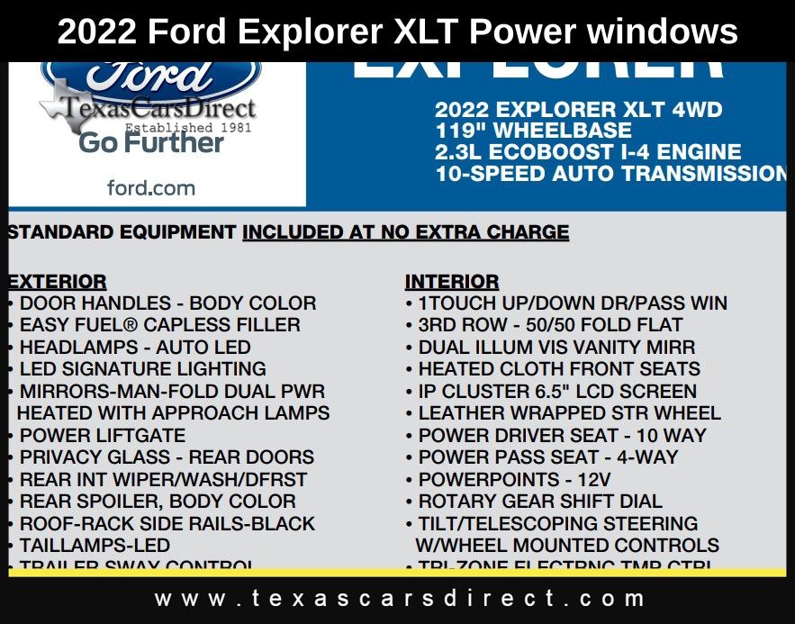 2022 Ford Explorer XLT 12