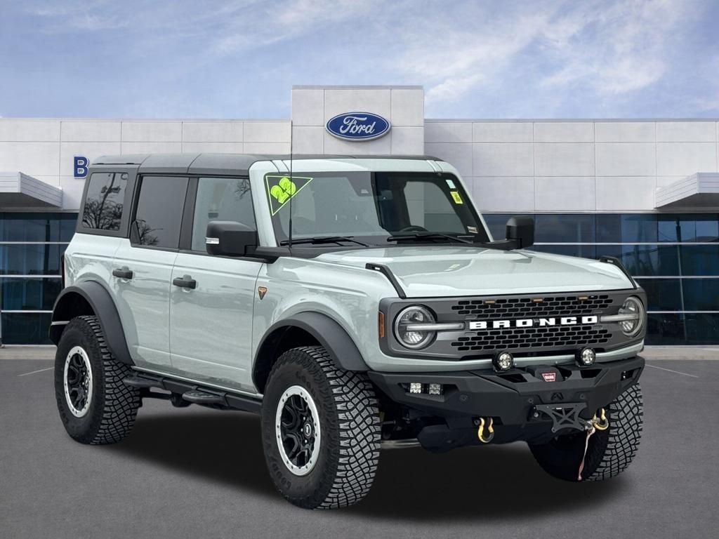 Used 2023 Ford Bronco 4-Door Badlands with VIN 1FMEE5DP3PLB72653 for sale in Kansas City