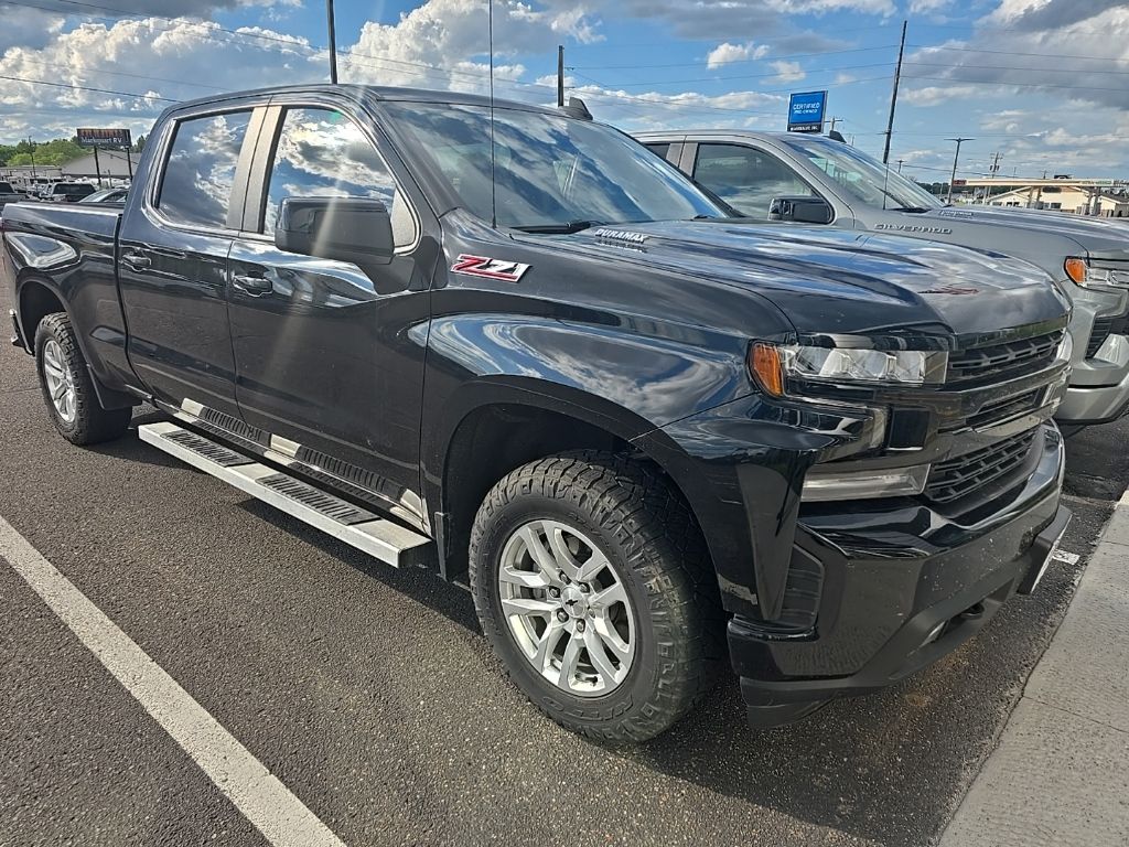 Black 2022 Chevrolet Silverado 1500 Pickup Truck Four-Wheel Drive Automatic
