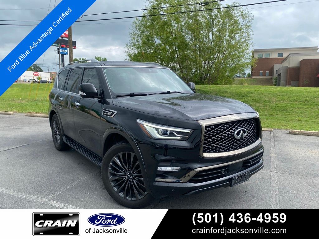 Black Obsidian 2023 INFINITI QX80 Premium Select RWD SUV / Crossover Rear-Wheel Drive 7-Speed Automatic